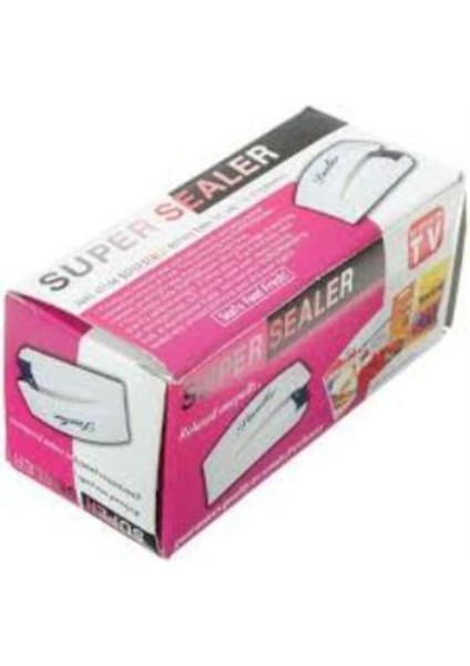 Beyaz Poşet Kapatıcı Isıtıcı Sealer Ambalaj Kapama Makinesi