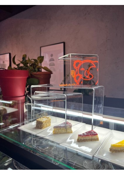 Şeffaf Pleksi Yükseltici Standı 12X12 Cm, 2’li Set, Şık ve Dayanıklı Sergileme Çözümü indirimleri