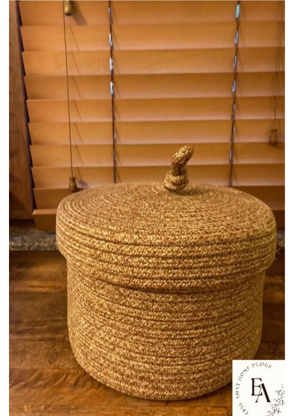 El Dokuma Çok Amaçlı Sepet, Banyo ve Mutfak Organizeri, 25X15, Kahverengi fiyatları