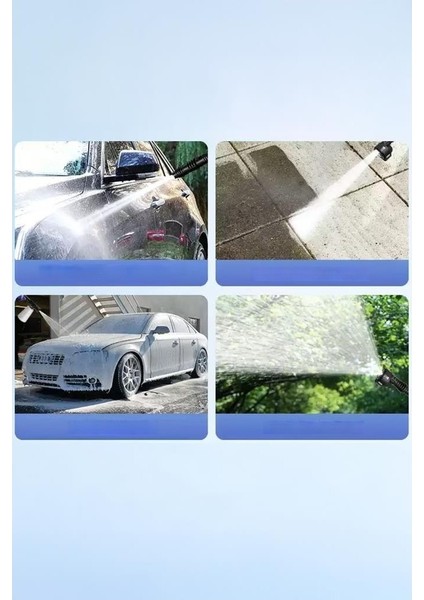 Akülü Şarjlı Yüksek Basınçlı Oto Araba Bahçe Yıkama,temizleme Su Tabancası Siyah fırsatları