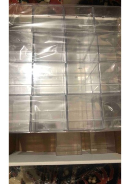 Şeffaf Mika Kutular – 12 Adet, Renkli ve Şık Saklama Çözümleri fiyatları