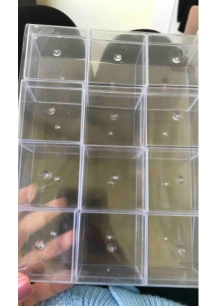 Şeffaf Mika Kutular – 12 Adet, Renkli ve Şık Saklama Çözümleri fırsatları