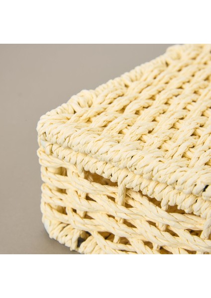 Şık Bej Saklama Kutusu, 5X11X15 Cm, Ev ve Ofis Dekorasyonuna Uygun fiyatları