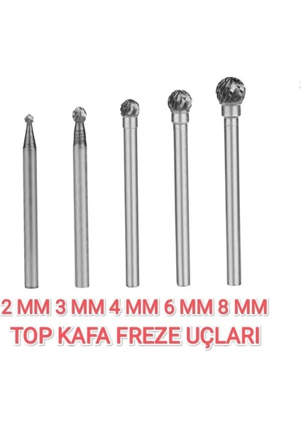 Profesyonel Su Kabağı Işlemeciliği Için Yüksek Kaliteli Freze 5'li Uç Seti