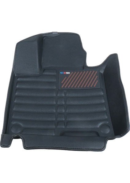 Kia Sportage 2022-GÜNÜMÜZ Uyumlu Ithal, Suni Deri, Eva Dolgulu Havuzlu 5d Paspas