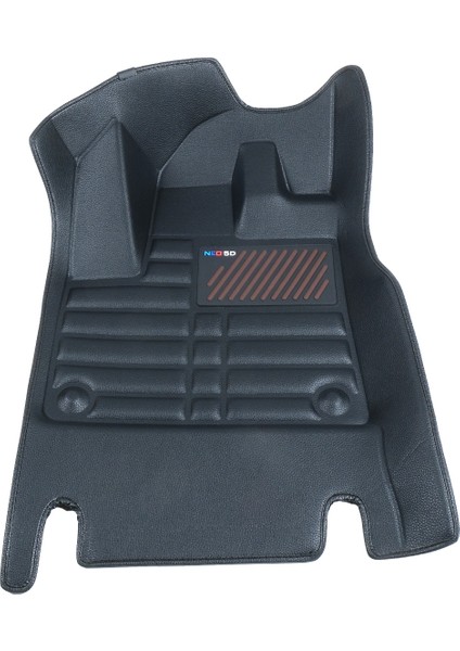 Fiat Doblo 2023-GÜNÜMÜZ Uyumlu Ithal, Suni Deri, Eva Dolgulu Havuzlu 5d Paspas