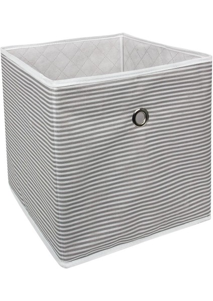 Çok Amaçlı Saklama Kutusu, 30X30X30 Cm, Gri, Düzenli Saklama ve Organize Etme