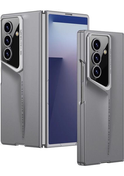 Samsung Galaxy Z Fold 7 Ince Rubber Kılıf Çift Parça Koruyucu Kapak