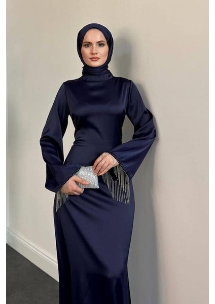 Kol Zincirli Belden Bağlamalı Abiye modelleri