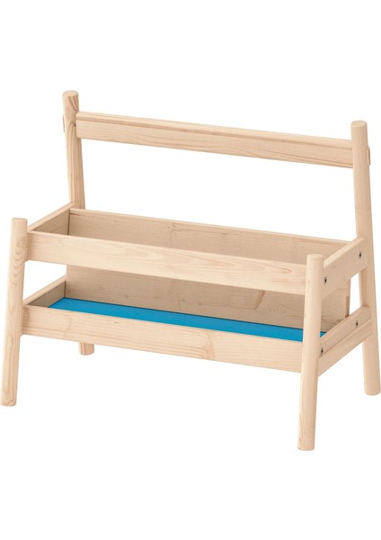 Flısat Raf 49 x 28 x 41 cm Çocuk Odası Uyumlu Huş Renk Kitaplık