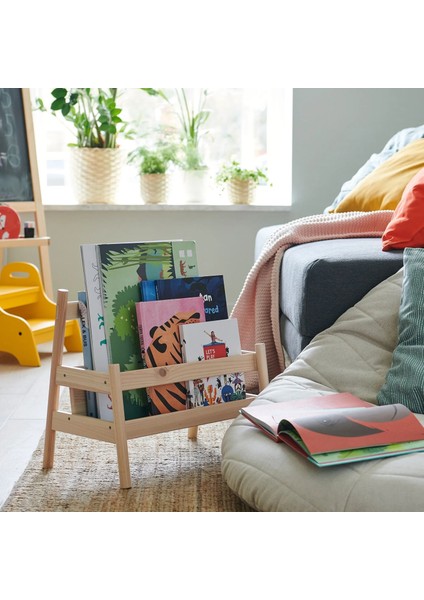 Flısat Raf 49 x 28 x 41 cm Çocuk Odası Uyumlu Huş Renk Kitaplık modelleri
