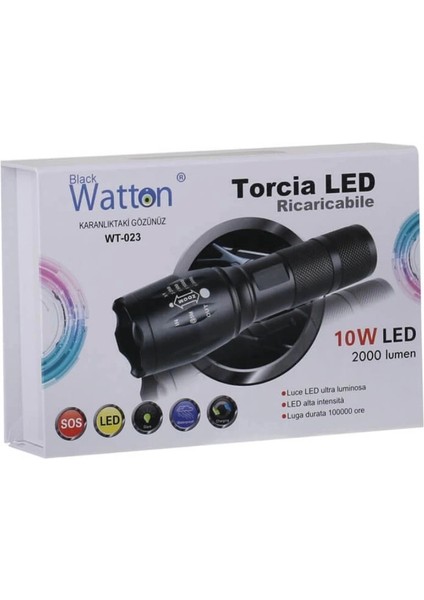 En Güçlü Şarjlı El Feneri WT-023 indirimleri