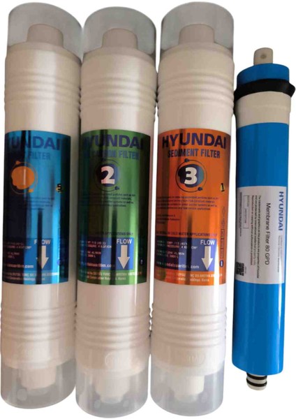 Su Arıtma Cihazı 4 Lü Filtre Seti