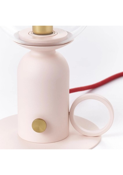 Åskmuller Abajur 24 cm Açık Pembe Yatak Başucu ve Çalışma Masası Için fiyatları