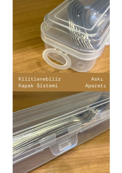 9'lu Çatal Bıçak Kaşık Takımı Saklama Kutusu Seti, Düzenleyici ve Çeyizlik Organizer fiyatları