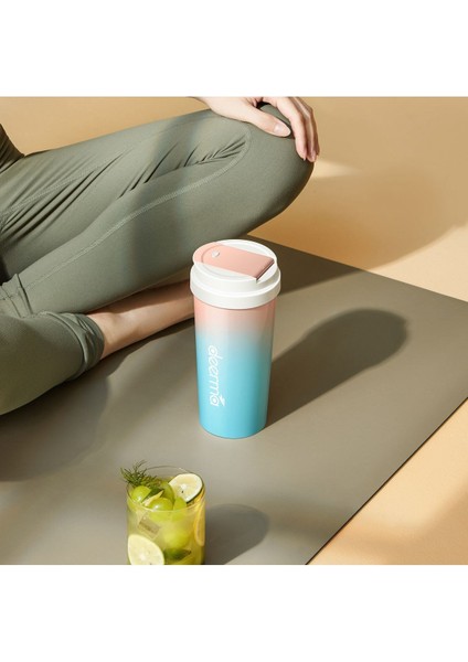 NU90 2‑in‑1 Kablosuz Taşınabilir Şarjlı Kişisel Smothie Blender & Termos 300 ml fırsatları