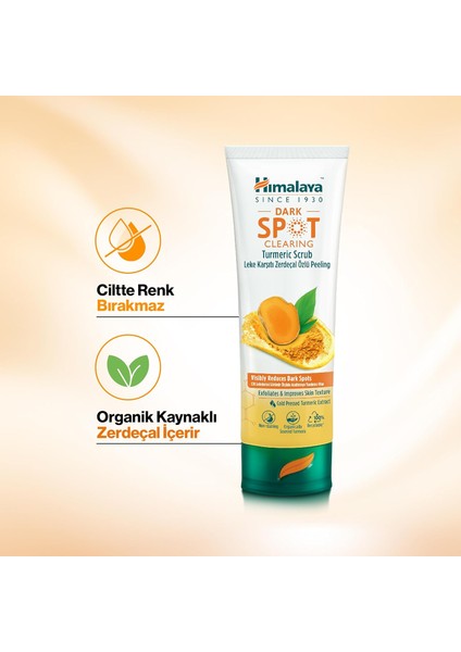 Since 1930 Dark Spot Clearing Leke Karşıtı Zerdeçal Özlü Yüz Peeling Scrub 75 ml fırsatları