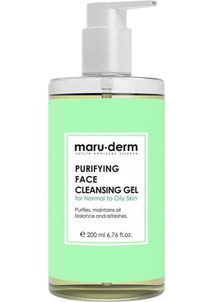 Maruderm Karma ve Yağlı Ciltler Için Yüz Yıkama Jeli 200 ml