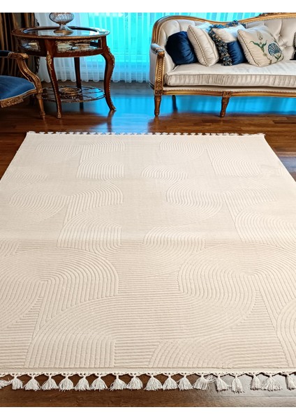 Püsküllü Lüx Kaymaz Taban Halı Koridor Mutfak Yolluk Makinede Yıkanabilir modelleri