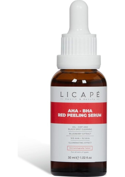 Cilt Canlandırıcı % 10 Aha - % 2 Bha Red Peeling Serum