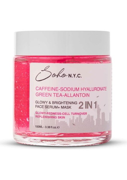 Vegan Parlaklık Veren- Durulanmayan- Maske Etkili Serum 100 ml