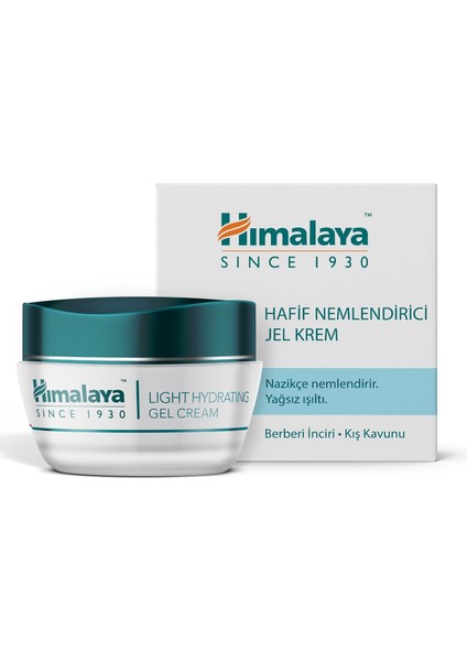 Since 1930 Herbals Hafif Nemlendirici Jel Krem, Yüz Kremi, Berberi Inciri, Kış Kavunu, Su Bazlı, Hipoalerjenik, Hassas Ciltler, 50 ml