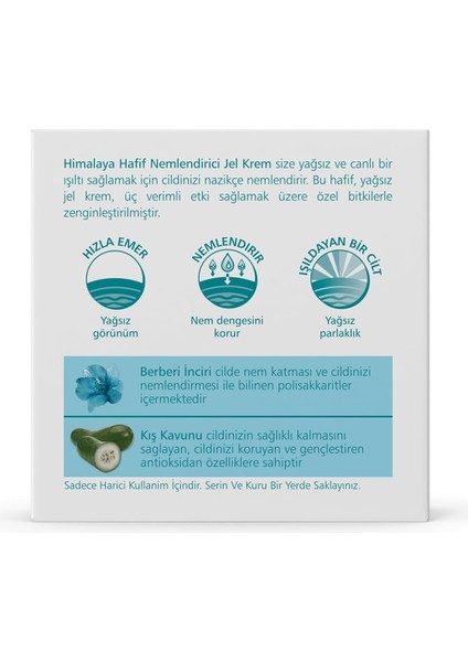 Since 1930 Herbals Hafif Nemlendirici Jel Krem, Yüz Kremi, Berberi Inciri, Kış Kavunu, Su Bazlı, Hipoalerjenik, Hassas Ciltler, 50 ml modelleri