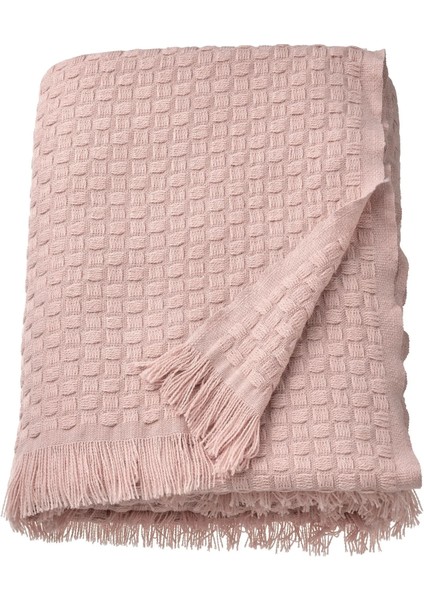 Hornmal Örtü Açık Pembe 130 x 170 cm Yatak ve Koltuk Üstü Için Hafif ve Yıkanabilir