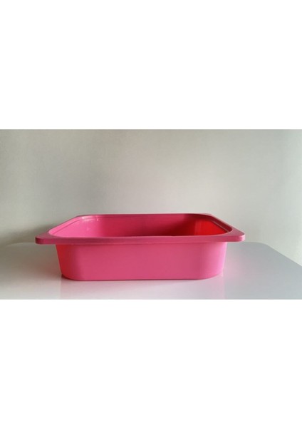 Pembe Plastik Sepet ve Saklama Kutusu, Raflı Depolama Çözümü modelleri