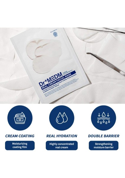 Dr+ Medm Dermal Real Cream Yüz Maskesi 25GR modelleri