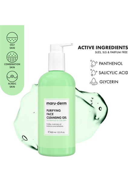 Maruderm Karma ve Yağlı Ciltlere Özel Yüz Yıkama Jeli 400ML modelleri