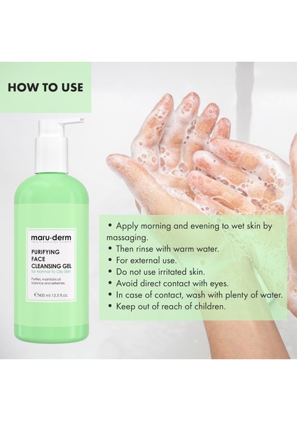 Maruderm Karma ve Yağlı Ciltlere Özel Yüz Yıkama Jeli 400ML indirimleri