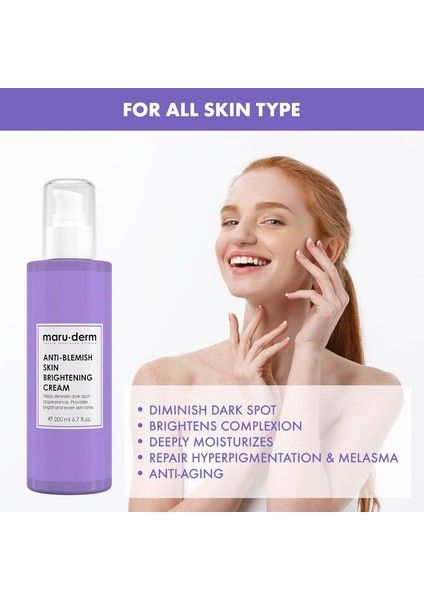 Maruderm Leke Karşıtı Cilt Beyazlatıcı Bakım Kremi 200 ml fırsatları