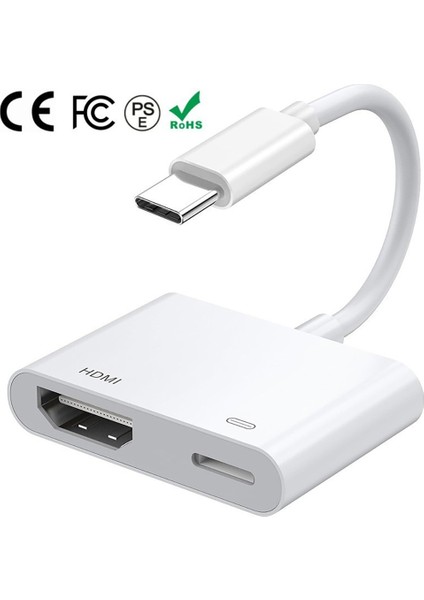 Type-C To Type-C PD100W + HDMI 4K@30Hz 2in1 Adaptör indirimleri