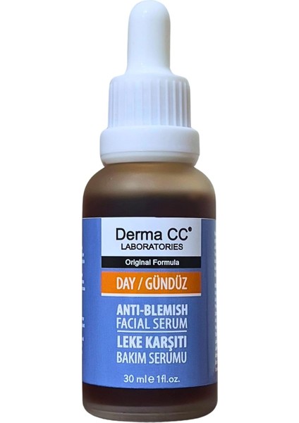 Derma cc Anti-Blemish Day Facial Serum, 30 ml, With Niacinamide, Alpha Arbutin, Panthenol And Aloe Vera indirimleri