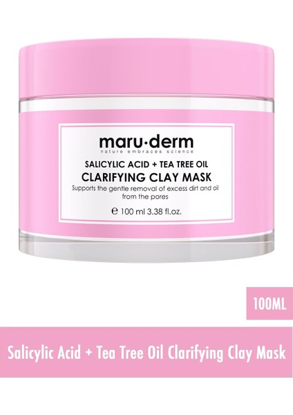 Maruderm Salisilik Asit + Çay Ağacı Yağı Arındırıcı Kil Maskesi 100 ml fiyatları