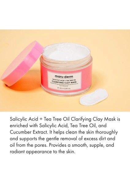 Maruderm Salisilik Asit + Çay Ağacı Yağı Arındırıcı Kil Maskesi 100 ml modelleri