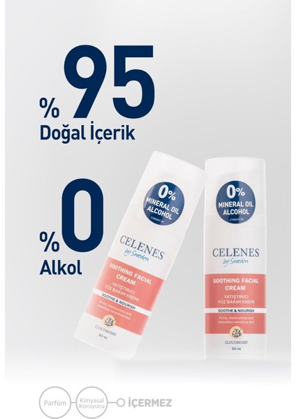 Celenes Cloudberry Yatıştırıcı Yüz Bakım Kremi Kuru ve Hassas Ciltler (50 ml ) fırsatları