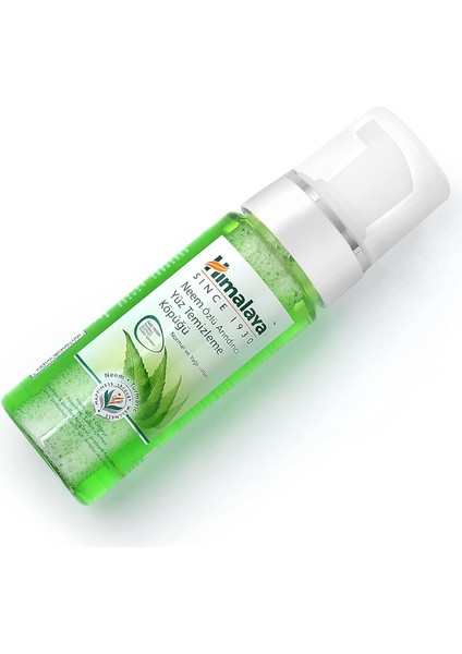 Since 1930 Arındırıcı Yüz Temizleme Köpüğü, Neem, Zerdeçal, Parabensiz, Normal ve Yağlı Ciltler, 150 ml modelleri