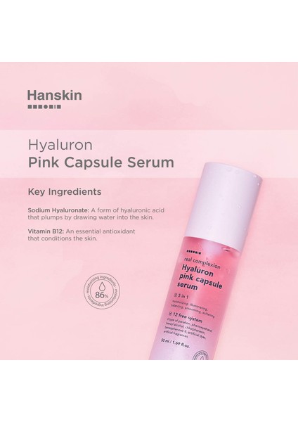 Hyaluron Pink Capsule Serum-Pembe Yağ Kapsüllü Serum-(Nemlendirir,pürüzsüzleştirir) [50 ml ] modelleri