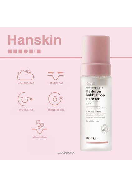 Hyaluron Bubble Pop Cleanser- Hyaluronik Asit Bazlı Yüz Yıkama Köpüğü [150 ml ] fiyatları