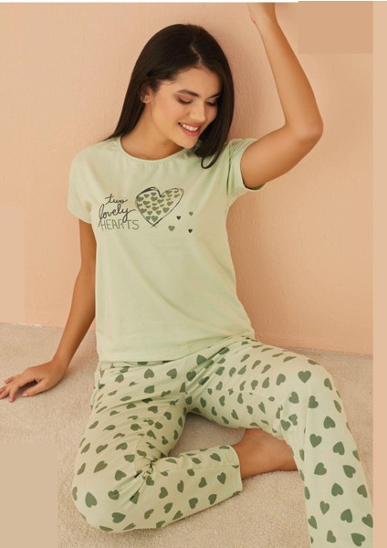 Likralı Penye Alt-Üst Pijama Takımı