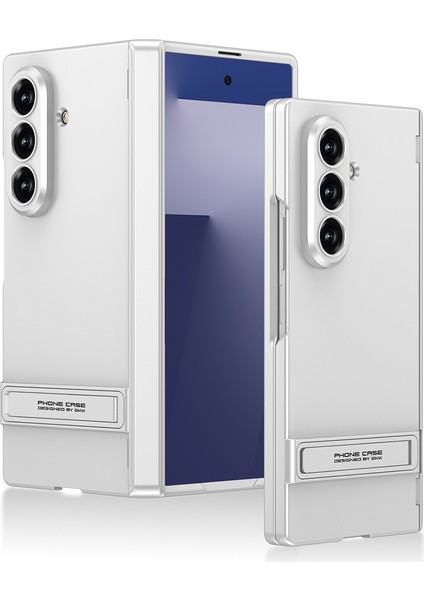 Samsung Galaxy Z Fold 7 Uyumlu Kılıf Zore Kıpta Standlı Kapak