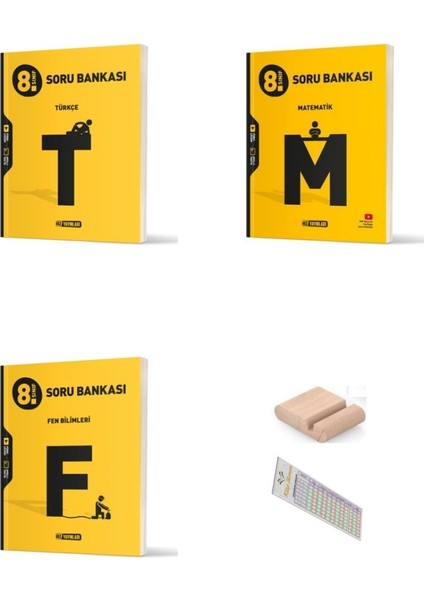 Hız 8. Sınıf Türkçe Matematik Fen Soru Bankası Lgs 2026 +Telefon Tutucu + Çözüm Ayracı