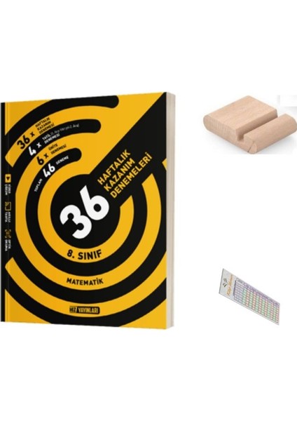 Hız 8.sınıf Matematik Haftalık Deneme Lgs 2026 + Telefon Tutucu + Çözüm Ayracı