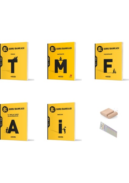 Hız 8. Sınıf Türkçe Matematik Fen Inkılap Ingilizce Soru Bankası Lgs 2026 +Telefon Tutucu