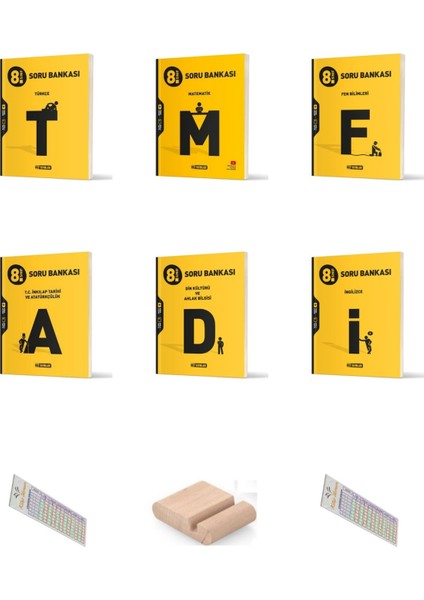 Hız 8. Sınıf Tüm Branşlar Soru Bankası (Türkçe Mat Fen Ink Din Ing) Lgs 2026 +Telefon Tutucu