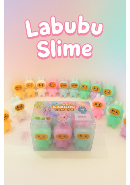 Labubu Hazır Slime Ele Yapışmaz Hazır 1 Adet Labubu Slaym Renkli, Yapışmaz, Eğlenceli Slime Oyunu modelleri