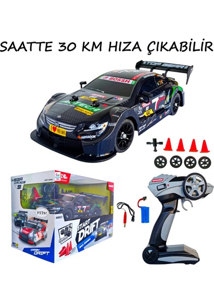 Uzaktan Kumandalı Full Fonksiyon 30 Km/h Hız Yapabilen Şarjlı Farları Yanabilen Oyuncak Araba