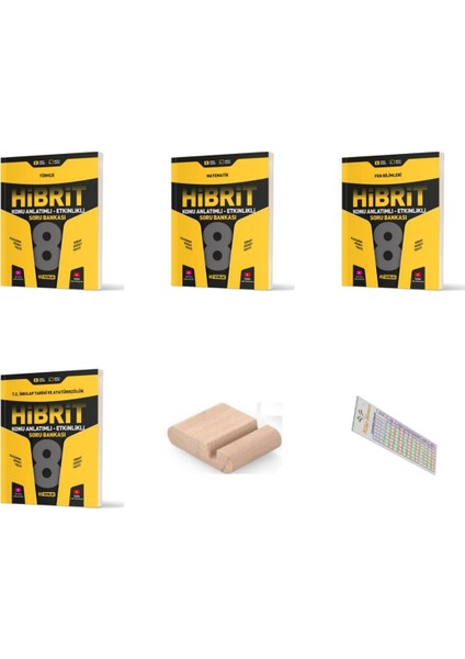 Hız 8. Sınıf Matematik Türkçe Fen Inkılap Hibrit Soru Bankası Lgs 2026 +Telefon Tutucu +Çözüm Ayracı